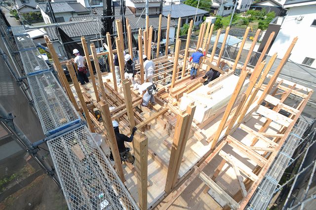 「小郡市01」注文住宅現場リポート④【上棟式】