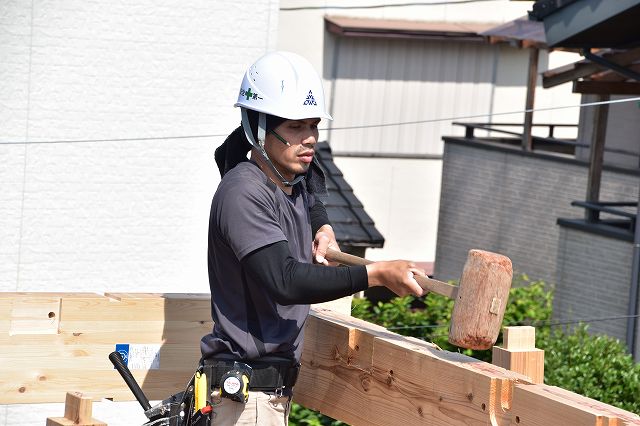 「小郡市01」注文住宅現場リポート④【上棟式】