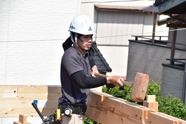 福岡県小郡市01　注文住宅建築現場リポート④