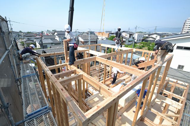 「小郡市01」注文住宅現場リポート④【上棟式】