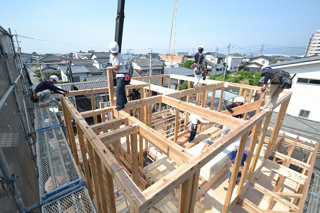 福岡県小郡市01　注文住宅建築現場リポート④