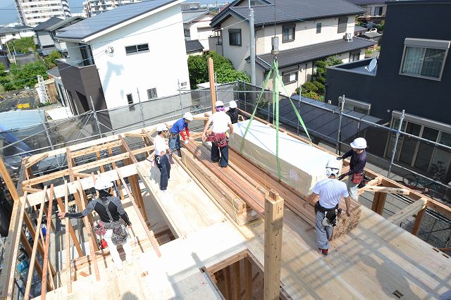 「小郡市01」注文住宅現場リポート④【上棟式】