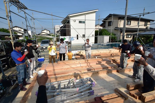 「小郡市01」注文住宅現場リポート④【上棟式】