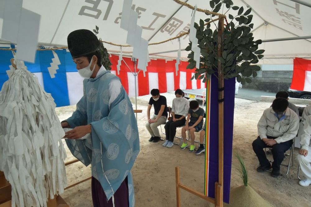 「宗像市05」注文住宅現場リポート①【地鎮祭】