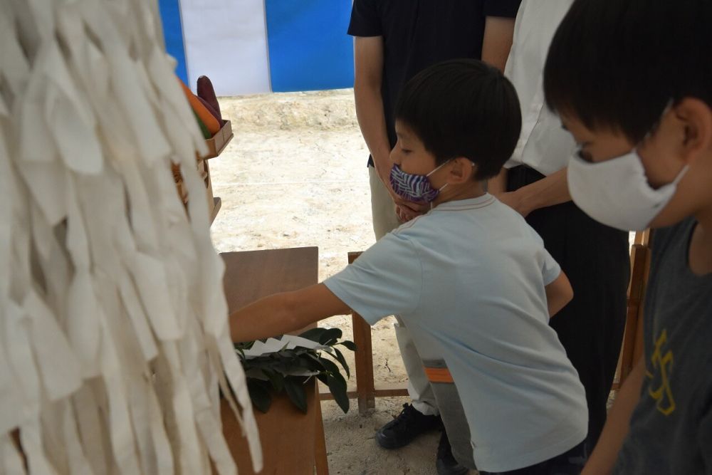 福岡県宗像市05　注文住宅現場リポート①　～地鎮祭～