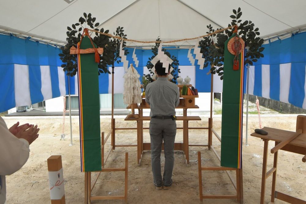 「宗像市05」注文住宅現場リポート①【地鎮祭】