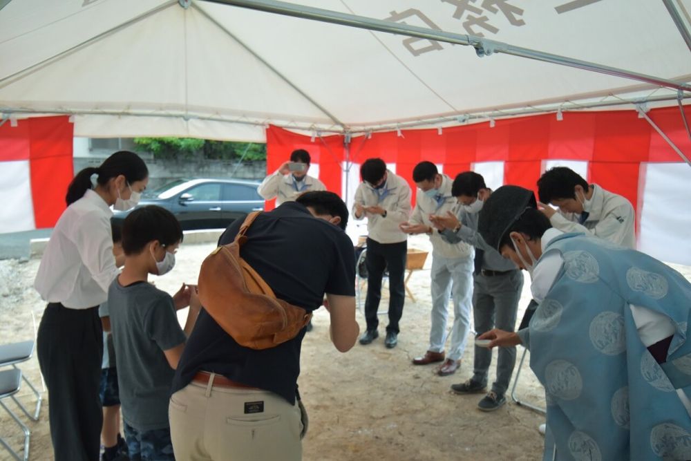「宗像市05」注文住宅現場リポート①【地鎮祭】