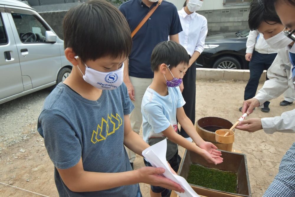 福岡県宗像市05　注文住宅現場リポート①　～地鎮祭～