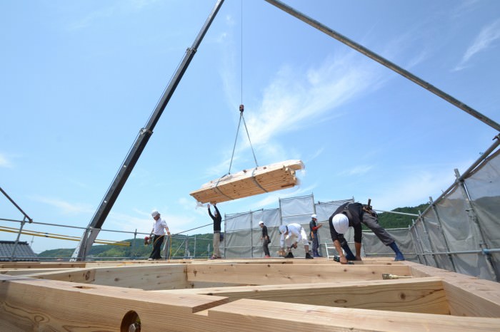 福岡県宗像市01　注文住宅建築現場リポート⑤　～上棟式～