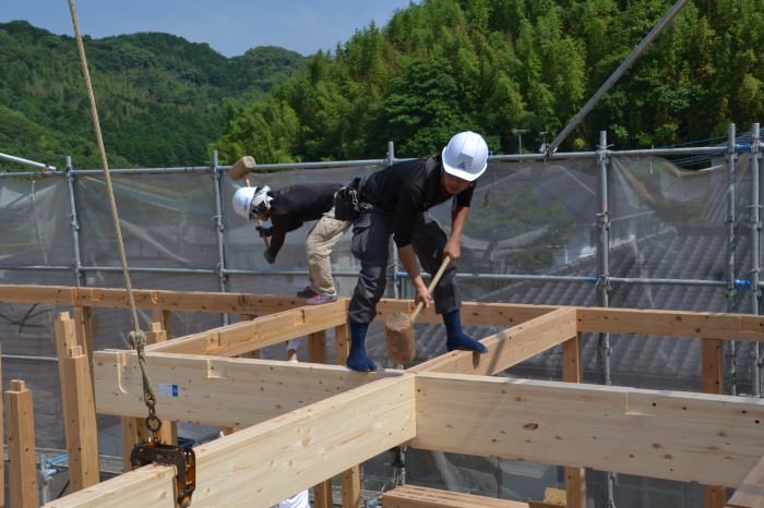 福岡県宗像市01　注文住宅建築現場リポート⑤　～上棟式～