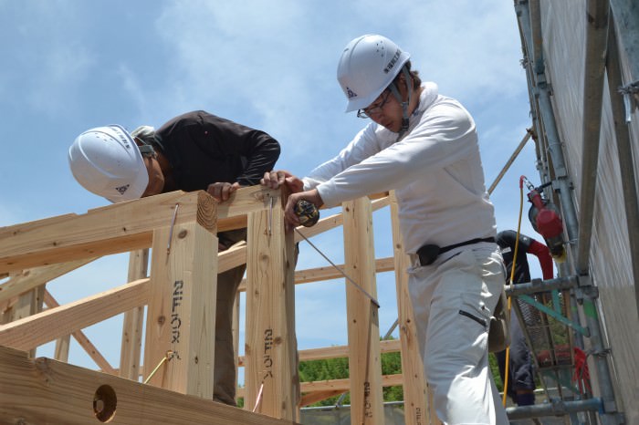 福岡県宗像市01　注文住宅建築現場リポート⑤　～上棟式～