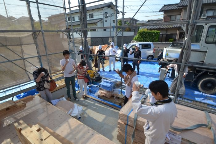 福岡県宗像市01　注文住宅建築現場リポート⑤　～上棟式～