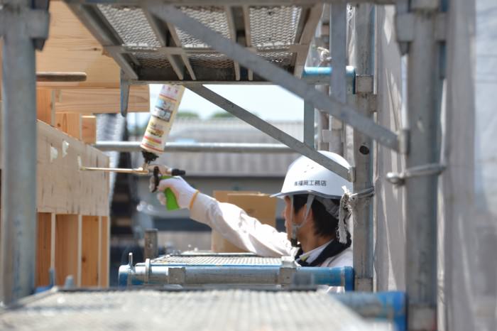 福岡県宗像市01　注文住宅建築現場リポート⑤　～上棟式～