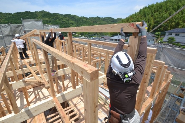 福岡県宗像市01　注文住宅建築現場リポート⑤　～上棟式～