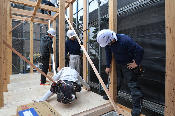 「福岡市南区五十川03」注文住宅現場リポート⑤【上棟式】