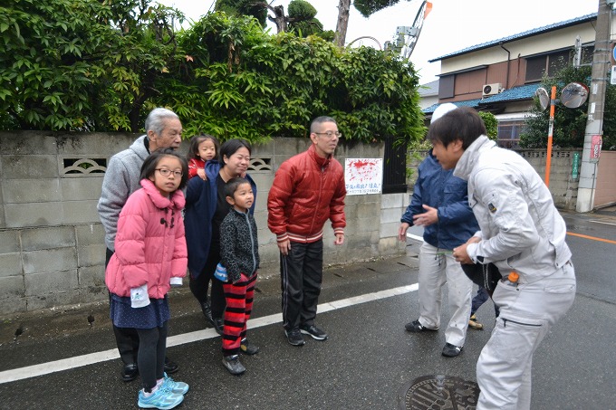 福岡市南区五十川03　注文住宅建築現場リポート⑤　～上棟式＆餅まき式～