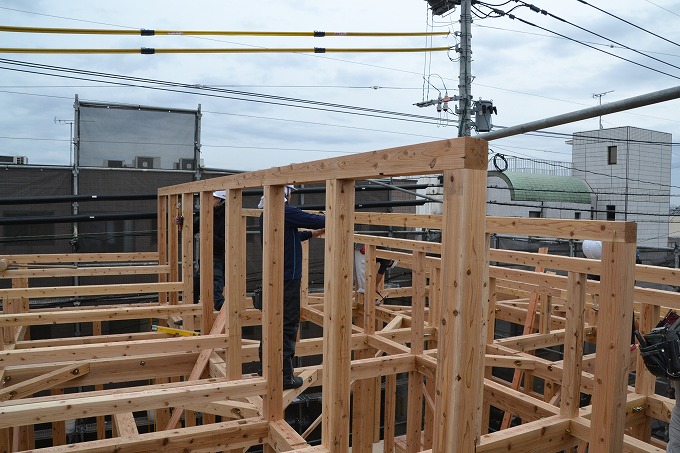 「福岡市南区五十川03」注文住宅現場リポート⑤【上棟式】