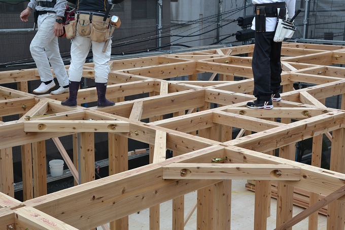 「福岡市南区五十川03」注文住宅現場リポート⑤【上棟式】