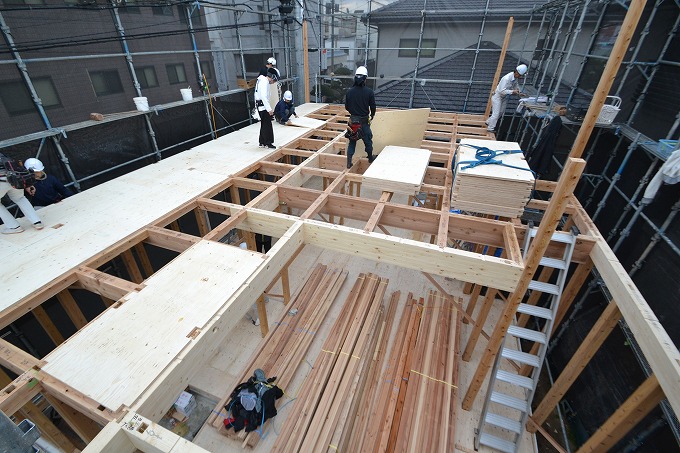 「福岡市南区五十川03」注文住宅現場リポート⑤【上棟式】