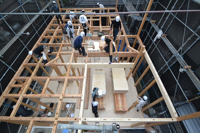 「福岡市南区五十川03」注文住宅現場リポート⑤【上棟式】