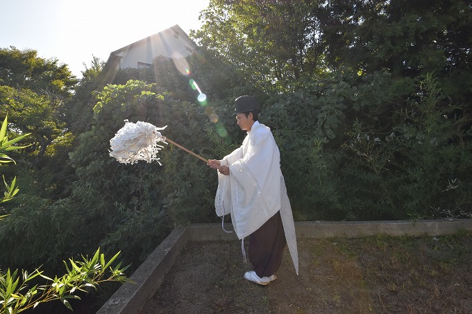 「太宰府市青葉台01」注文住宅現場リポート①【地鎮祭】