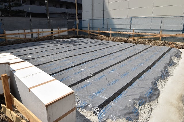 「福岡市中央区03」注文住宅現場リポート③【基礎工事】【捨てコン】