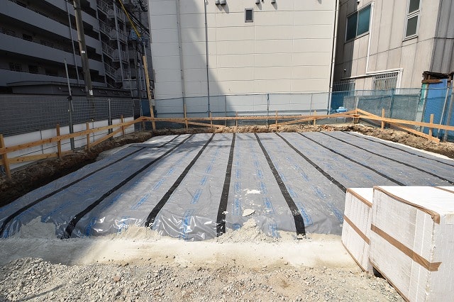 「福岡市中央区03」注文住宅現場リポート③【基礎工事】【捨てコン】