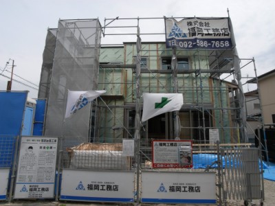 福岡県糟屋郡須恵町01　注文住宅建築現場リポート⑦