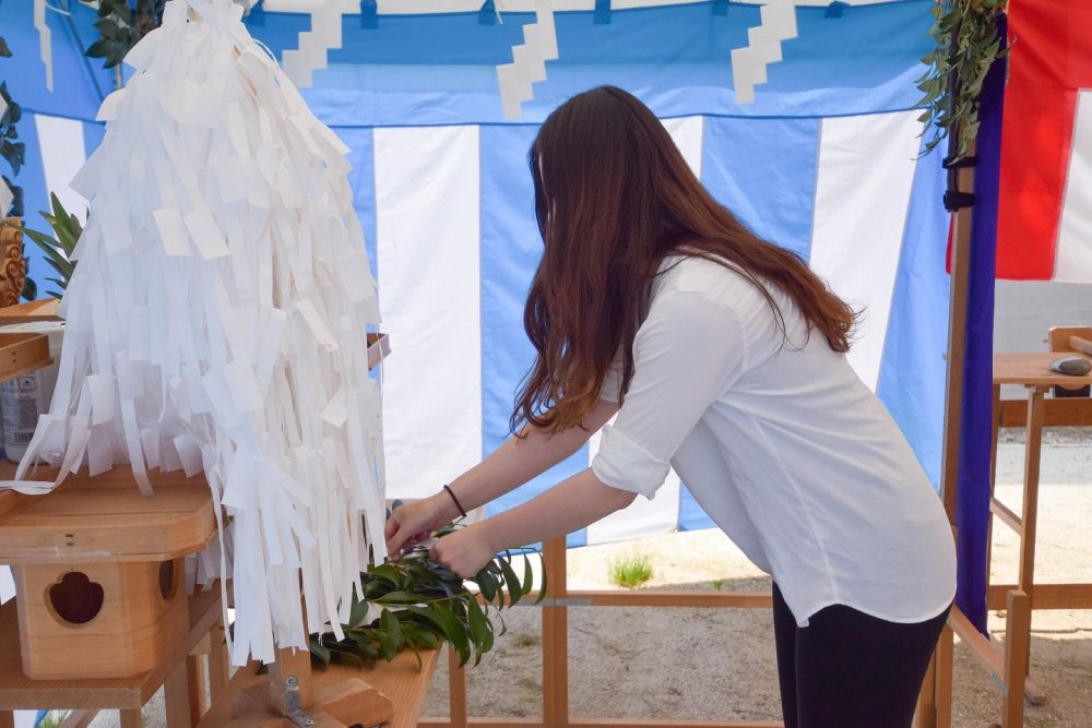 福岡市城南区06　注文住宅建築現場リポート①　～地鎮祭～