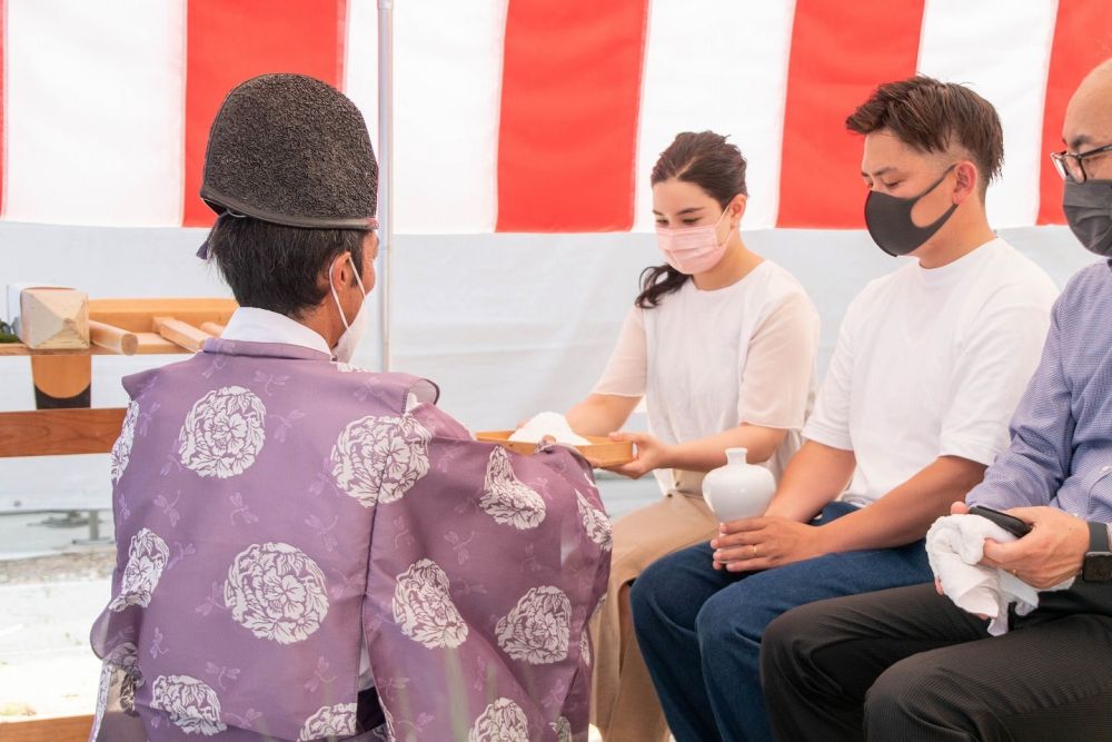 「福岡市城南区06」注文住宅現場リポート①【地鎮祭】