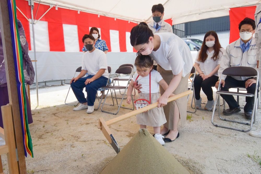 「福岡市城南区06」注文住宅現場リポート①【地鎮祭】