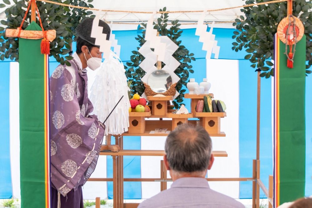 「福岡市城南区06」注文住宅現場リポート①【地鎮祭】