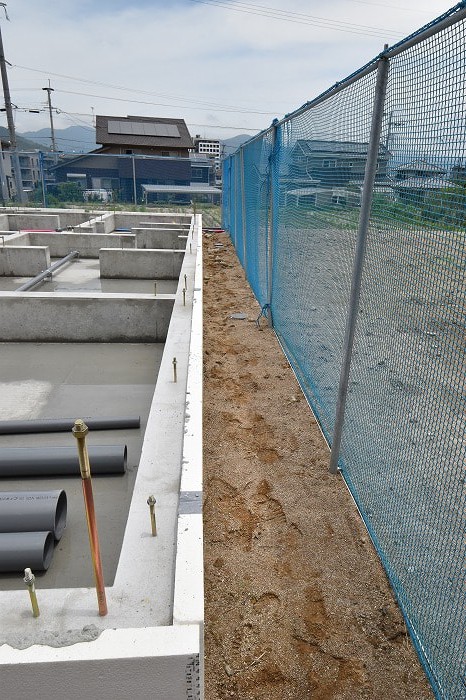 「筑紫野市03」注文住宅現場リポート④【基礎工事】【給排水】