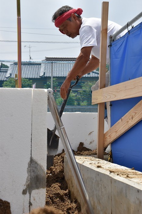 「筑紫野市03」注文住宅現場リポート④【基礎工事】【給排水】