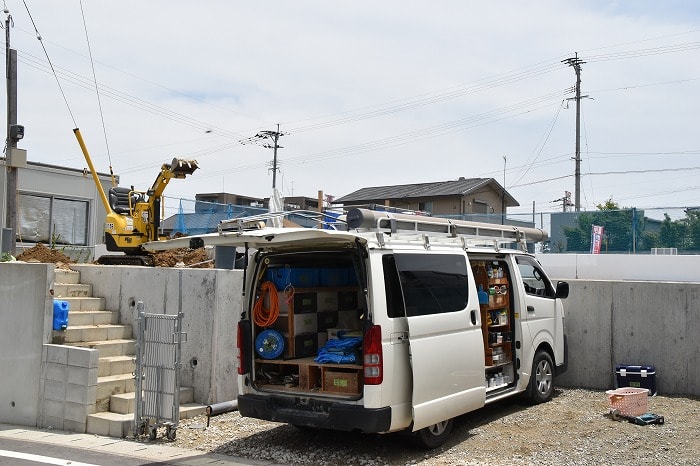 「筑紫野市03」注文住宅現場リポート④【基礎工事】【給排水】