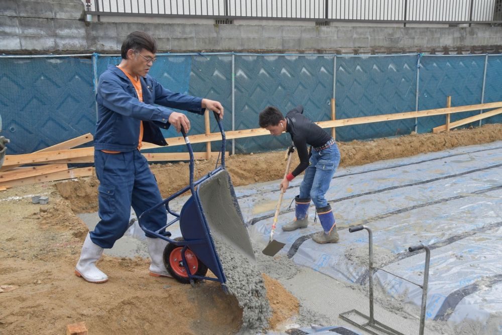 「筑紫野市08」注文住宅現場リポート②【基礎工事】【捨てコン】