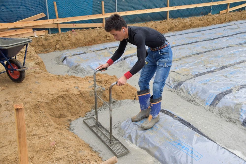 「筑紫野市08」注文住宅現場リポート②【基礎工事】【捨てコン】