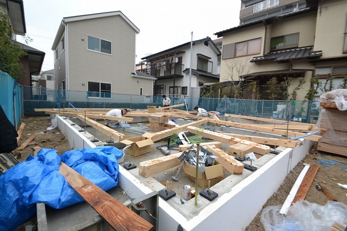 福岡市南区的場02　注文住宅建築現場リポート④