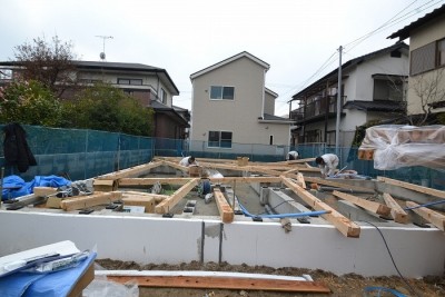 福岡市南区的場02　注文住宅建築現場リポート④