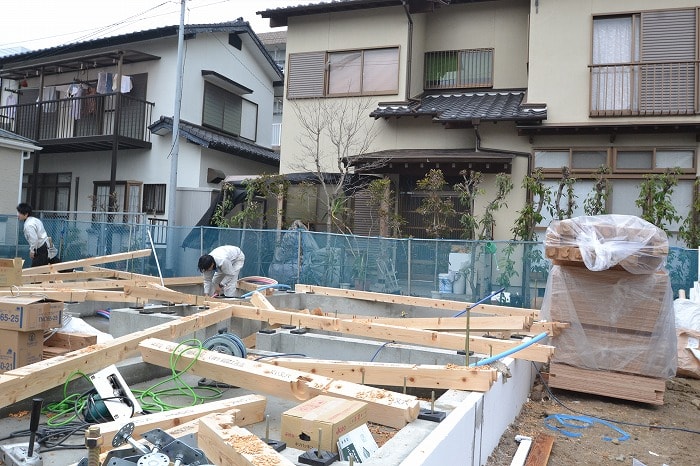 福岡市南区的場02　注文住宅建築現場リポート④