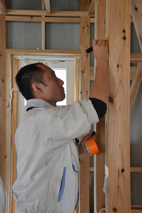 「福岡市南区09」注文住宅現場リポート⑧【木工事】【気密検査】