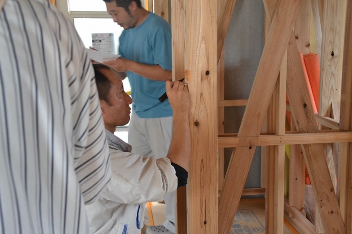 「福岡市南区09」注文住宅現場リポート⑧【木工事】【気密検査】