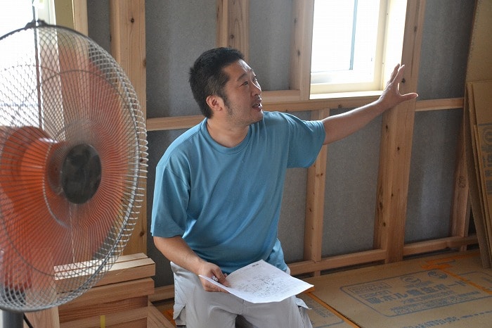 「福岡市南区09」注文住宅現場リポート⑧【木工事】【気密検査】