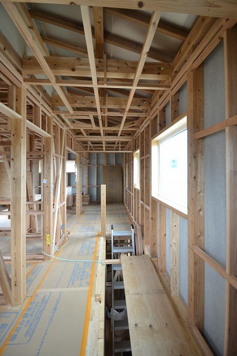「福岡市南区09」注文住宅現場リポート⑧【木工事】【気密検査】