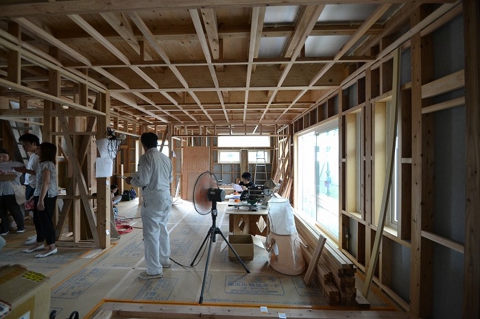 「福岡市南区09」注文住宅現場リポート⑧【木工事】【気密検査】