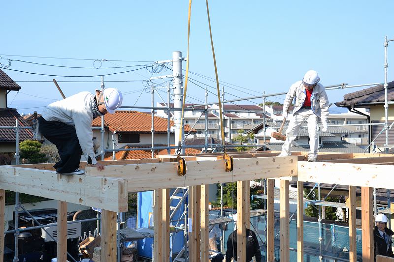 福岡県春日市02　注文住宅建築現場リポート⑥　～上棟式～