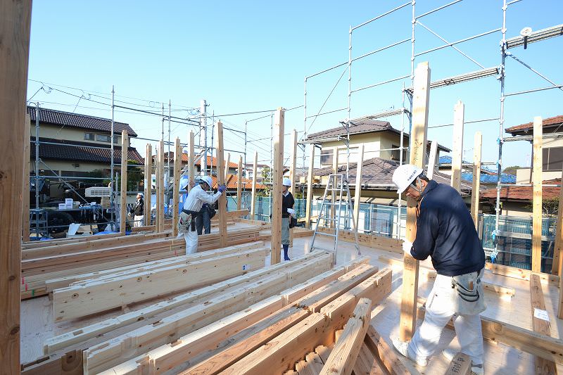 福岡県春日市02　注文住宅建築現場リポート⑥　～上棟式～