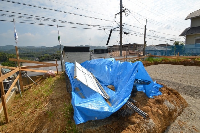 「福岡市東区04」注文住宅現場リポート③【基礎工事】【砕石転圧】