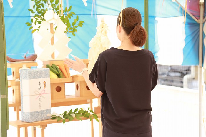 「福岡市中央区01」注文住宅現場リポート①【地鎮祭】