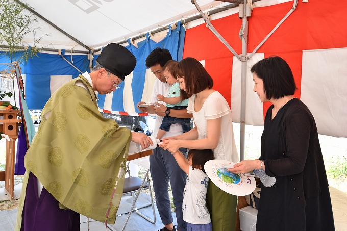 福岡県那珂川市04　注文住宅建築現場リポート①　～地鎮祭～